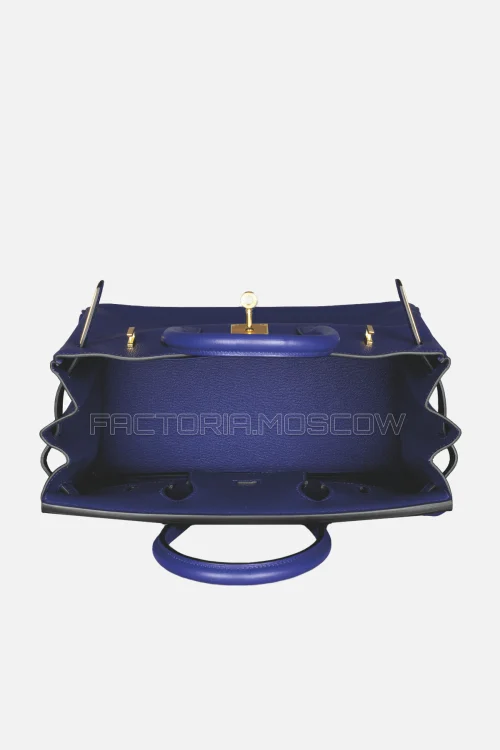 Hermes Birkin 30 Bleu Saphir Evercolor GHW