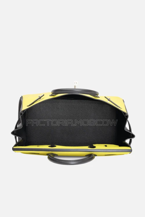 Hermes Birkin 30 Lime/Black Epsom PHW