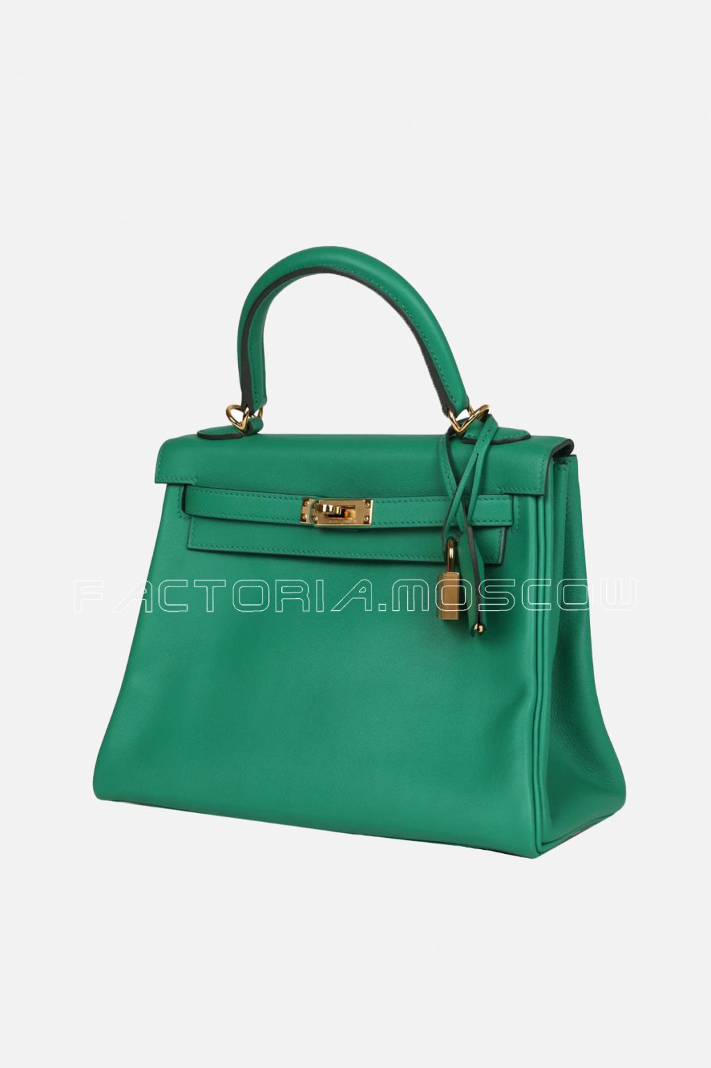 Hermès Retourne Kelly 25 Vert Vertigo Swift GHW