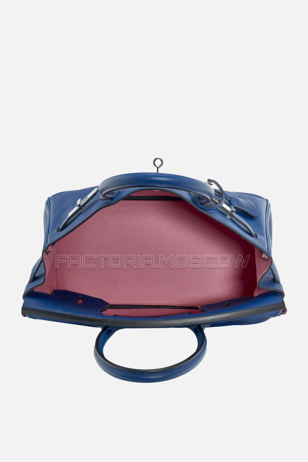 Hermes Birkin 30 Bleu Saphir/Pink 5P Swift PHW