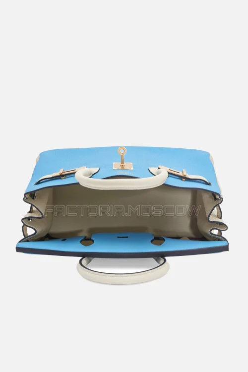 Hermes Birkin 30 Bleu Celeste/Craie Togo RGHW