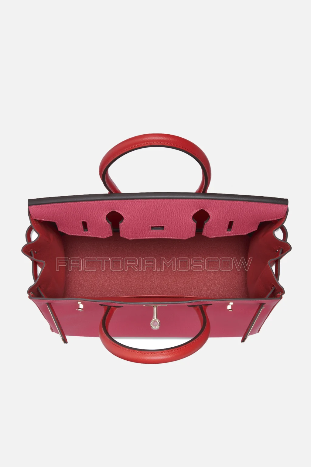 Hermes Birkin 30 Rose Azalee/Rouge De Couer Epsom GHW