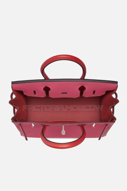 Hermes Birkin 30 Rose Azalee/Rouge De Couer Epsom GHW