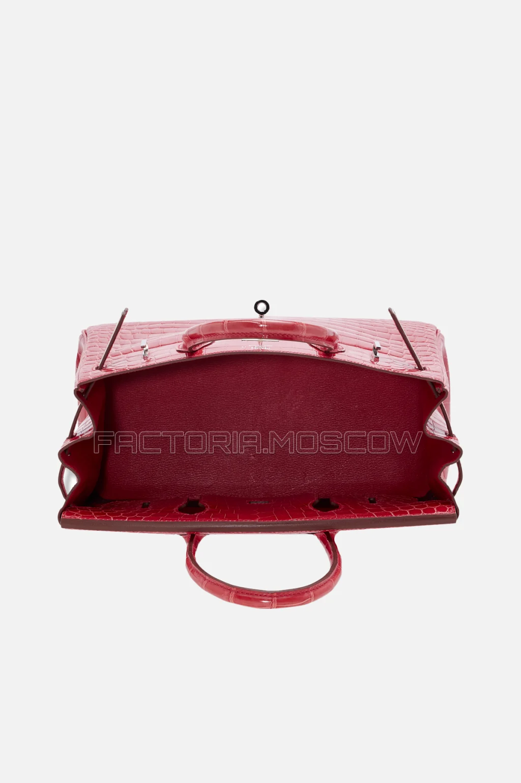 Hermes Birkin 30 Shiny Bougainvillier Niloticus PHW