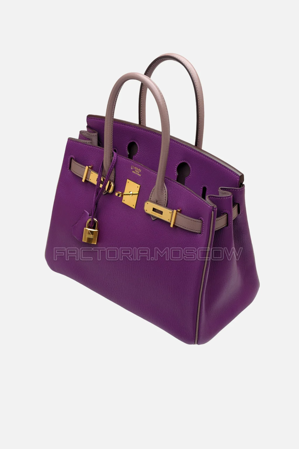 Hermes Birkin 30 Anemone/Griolet Chevre GHW