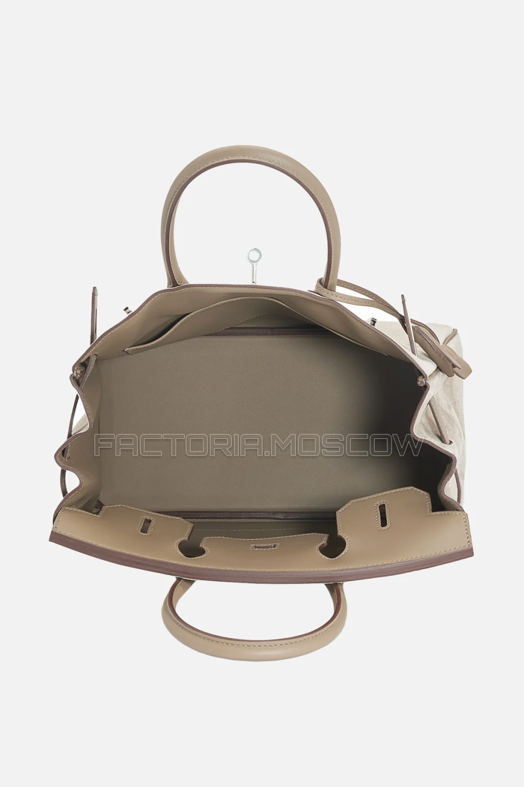 Hermes Birkin 30 Étoupe Swift/Gris Caillou Veau Doblis Grizzly PHW