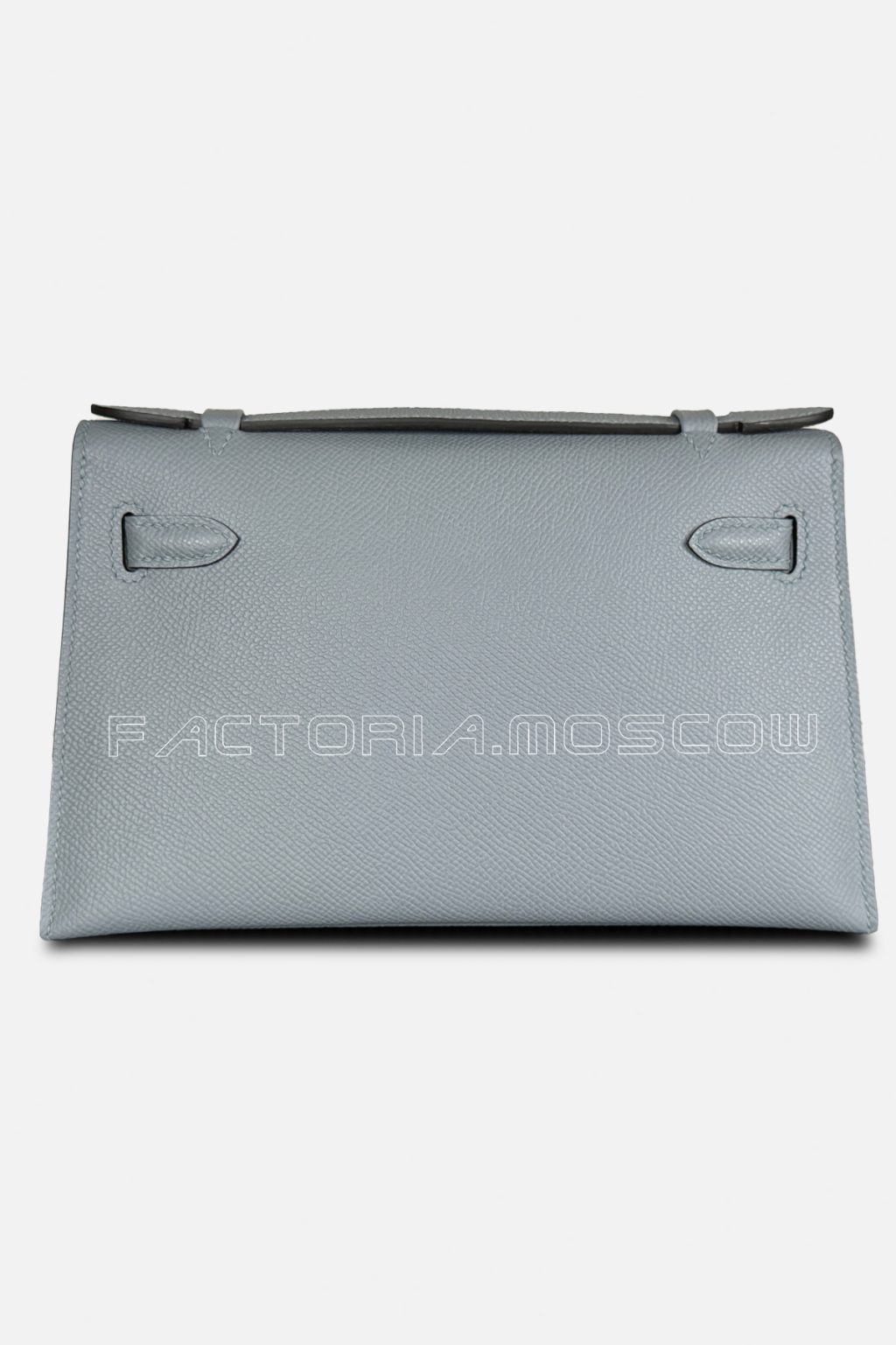 Hermes Kelly Pochette Epsom Colour Blue Lin PHW