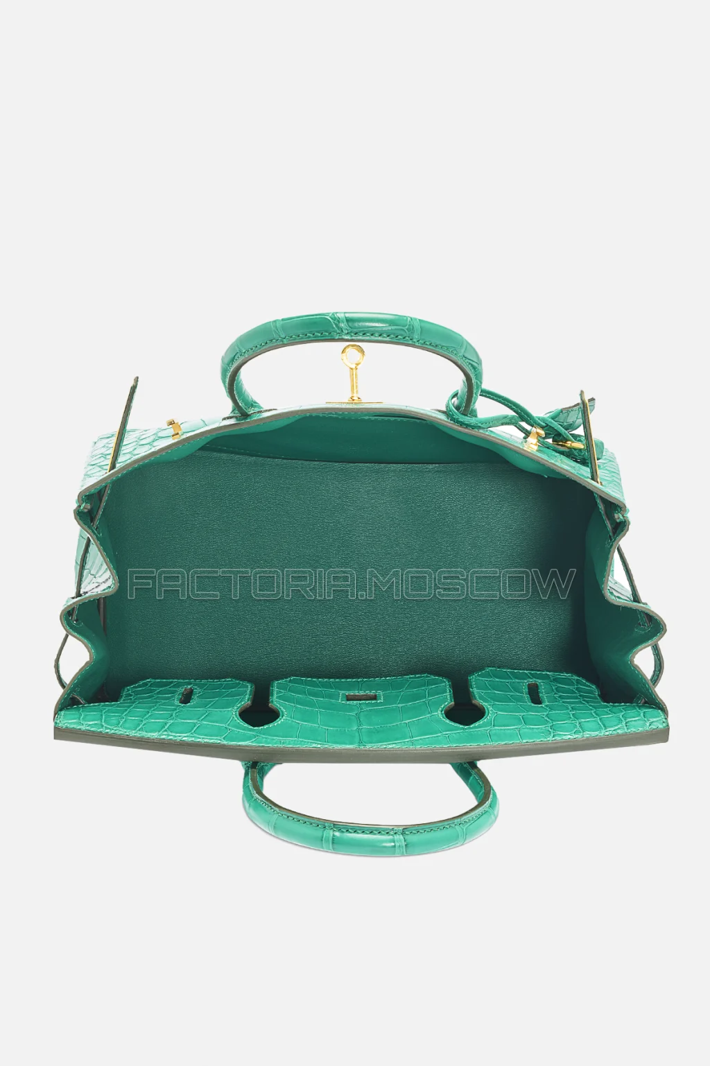 Hermes Birkin 30 Matte Alligator Malachite GHW