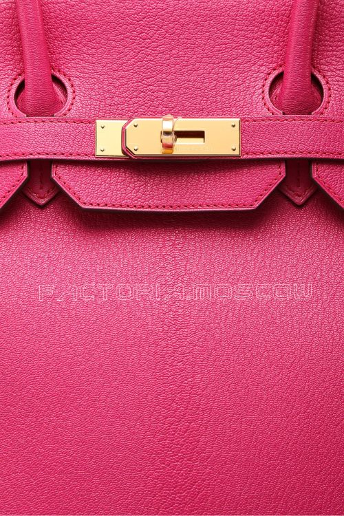 Hermes Birkin 35 Rose Shocking Chèvre GHW