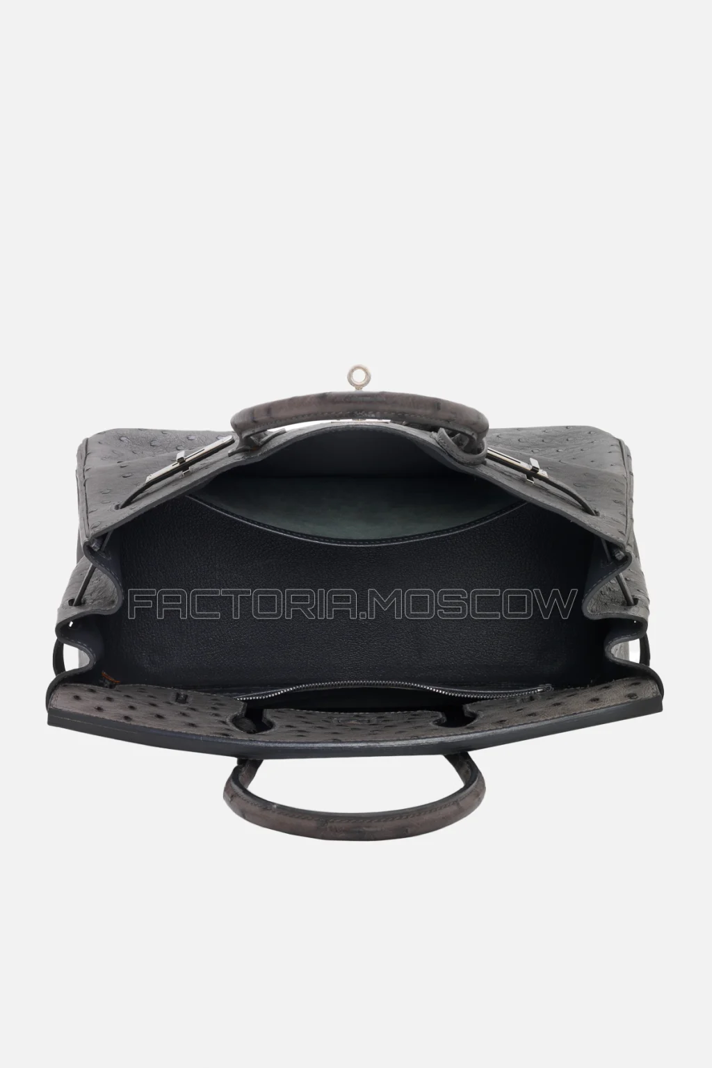 Hermes Birkin 30 Graphite Ostrich PHW