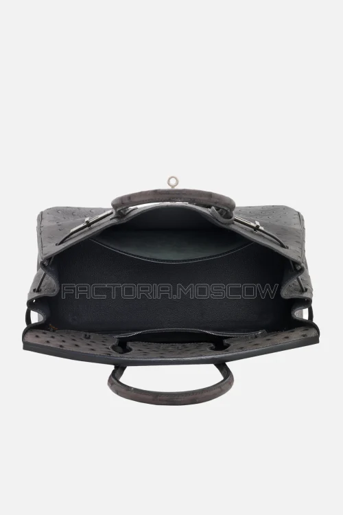 Hermes Birkin 30 Graphite Ostrich PHW