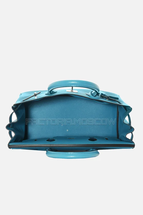 Hermes Birkin 30 Turquoise Chevre PHW