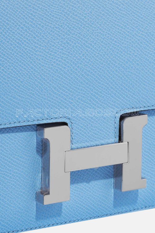 Hermès Constance 18 Epsom Blue Celeste PHW
