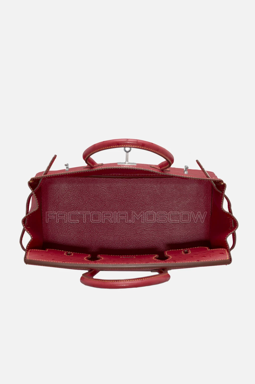 Hermes Birkin 30 Rouge Casaque Ostrich PHW