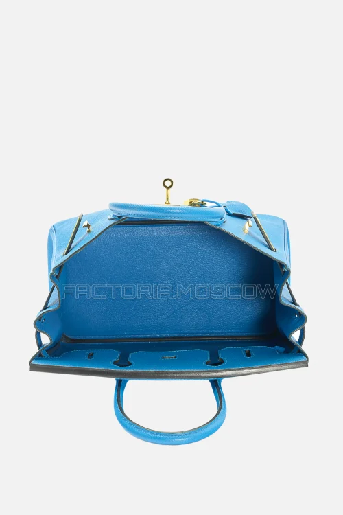 Hermes Birkin 30 Bleu Izmir Epsom GHW