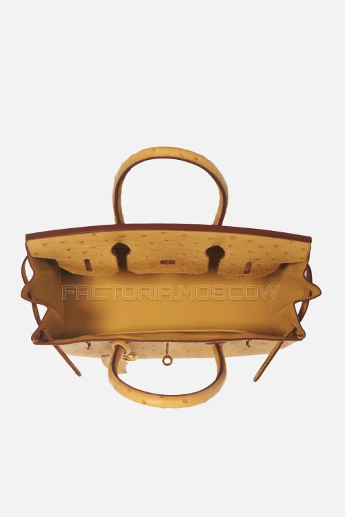 Hermes Birkin 30 Tabac Camel Ostrich GHW