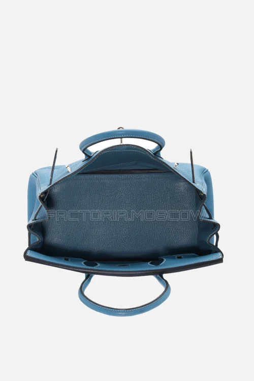 Hermes Birkin 30 Bleu Jeans Togo PHW