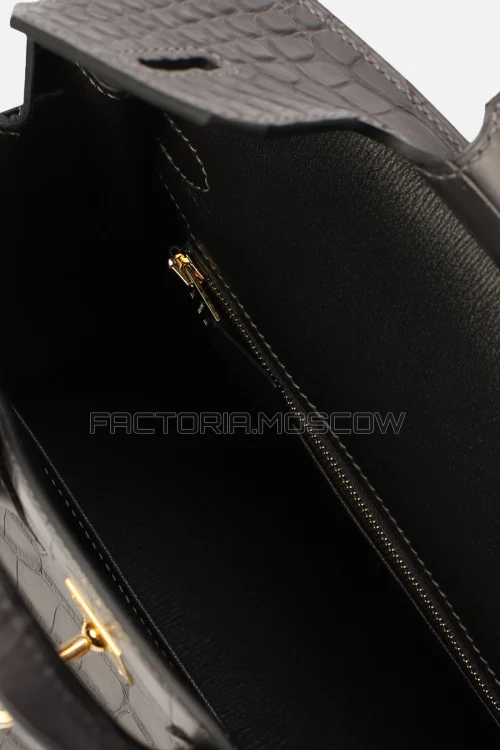 Hermes Birkin 25 Alligator Matte Graphite GHW