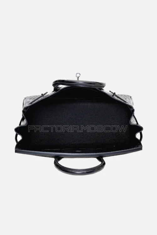 Hermes Birkin 30 Matte Alligator Black PHW