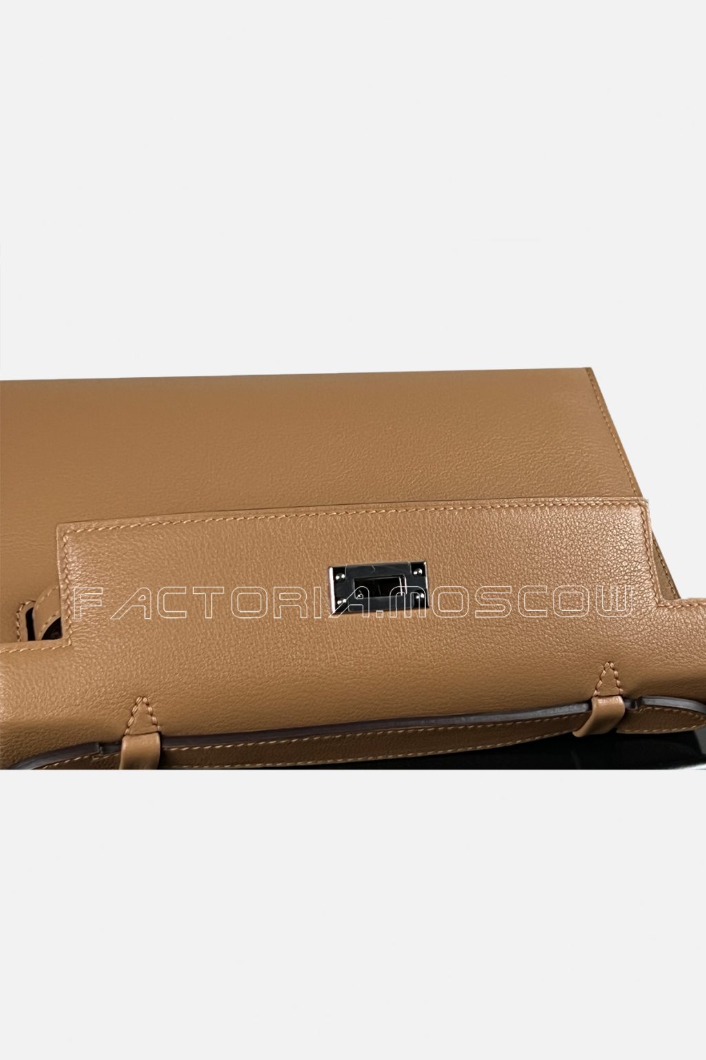 Hermes Kelly Pochette Swift Colour Beige De Weimar PHW