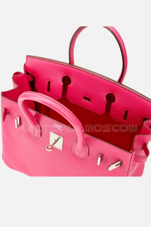 Hermes Birkin 30 Fuchsia Chèvre Mysore PHW