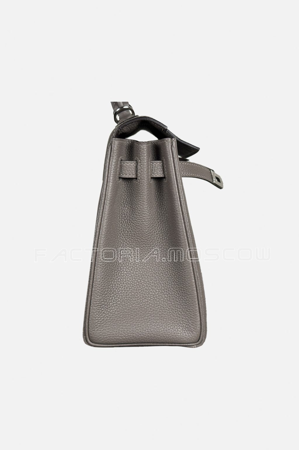 Hermes Kelly Retourne 25 Togo Colour Gris Etain PHW