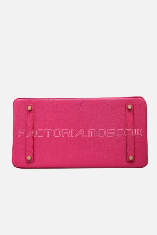 Hermes Birkin 35 Rose Shocking Chèvre GHW
