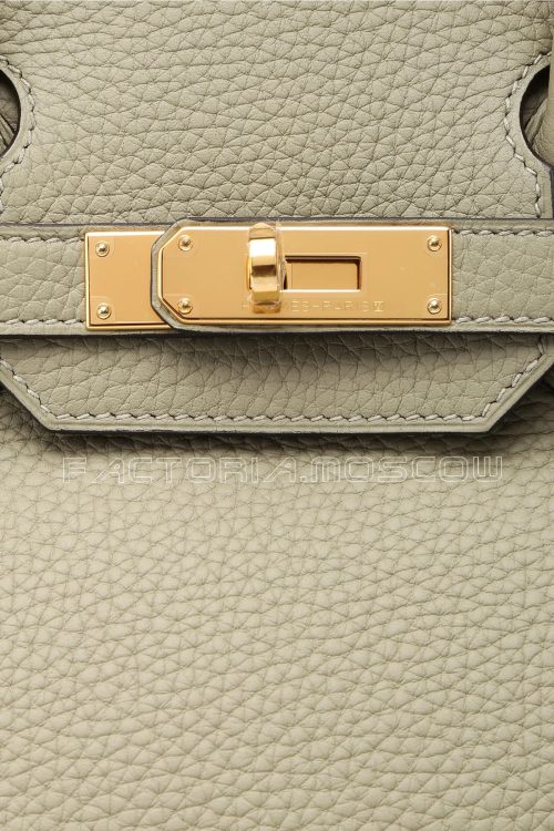 Hermes Birkin 30 Sauge Clemence GHW