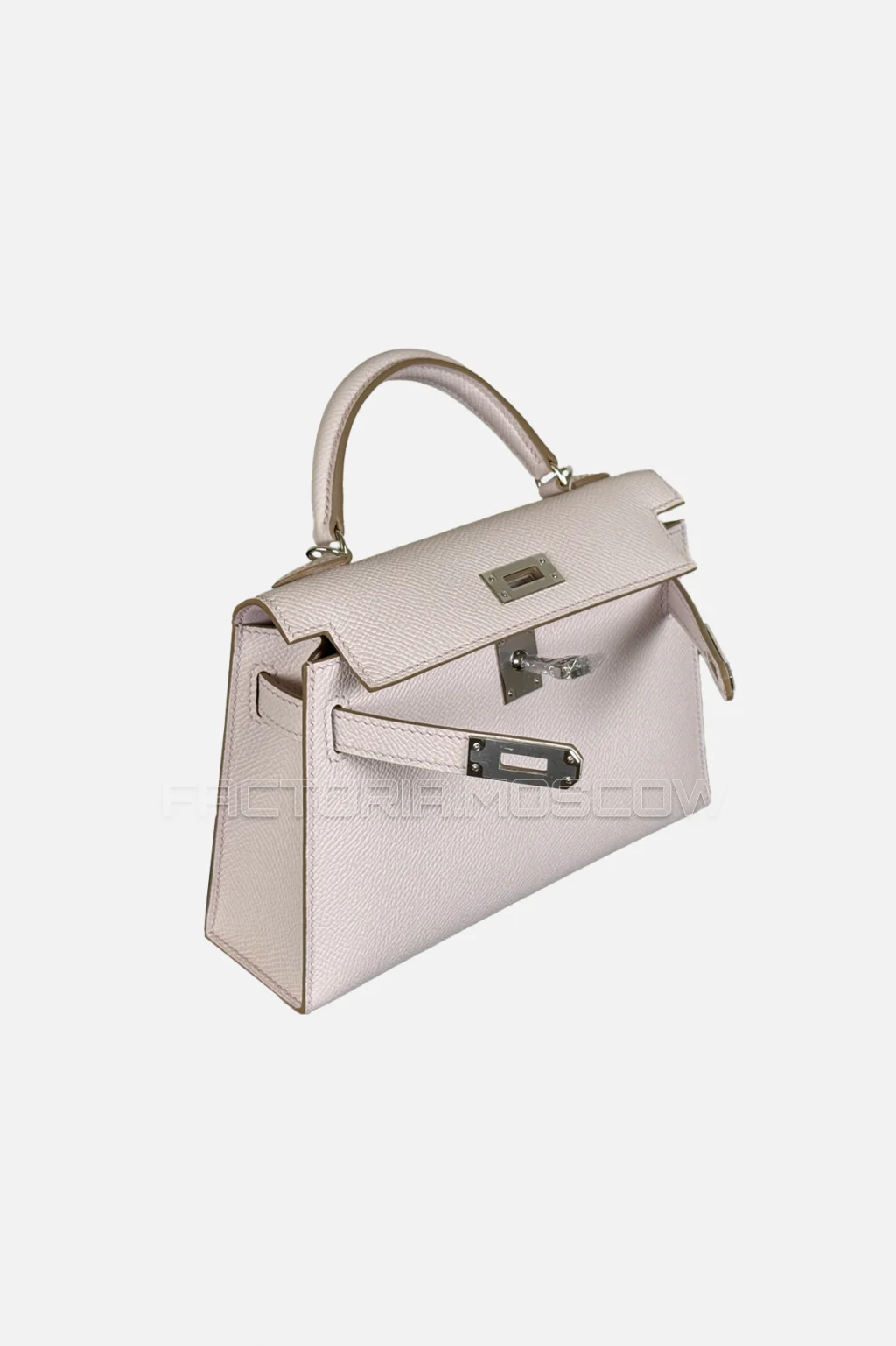 Hermes Kelly Mini 20 Colour Mauve Pale Epsom PHW