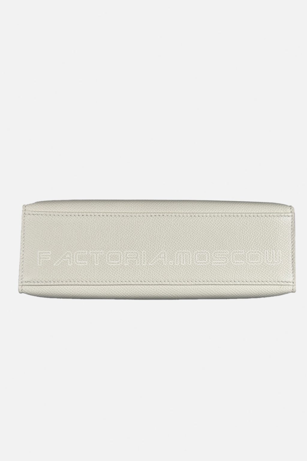 Hermes Kelly Pochette Epsom Colour Craie GHW