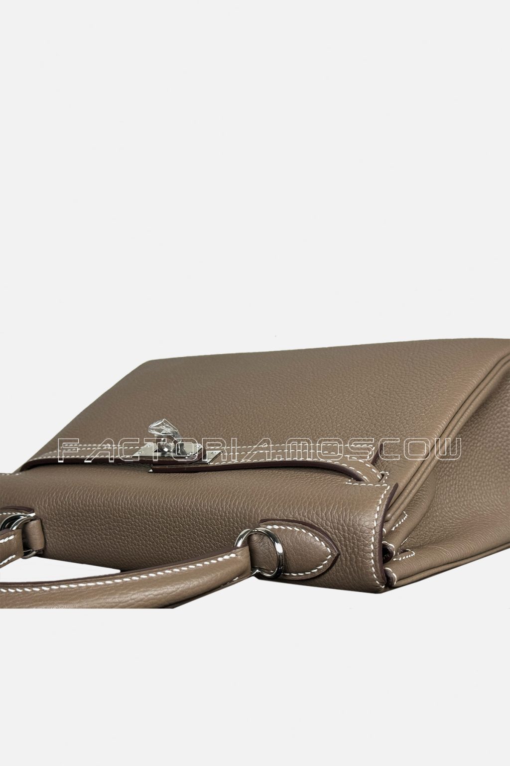 Hermes Kelly Retourne 25 Togo Colour Etoupe PHW