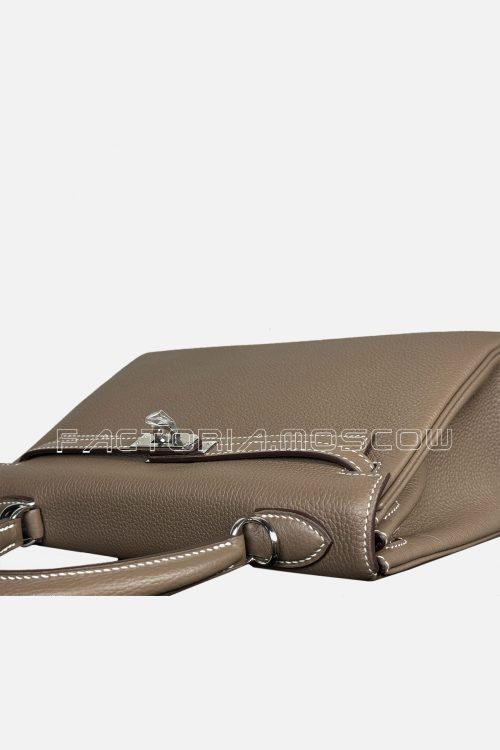 Hermes Kelly Retourne 25 Togo Colour Etoupe PHW