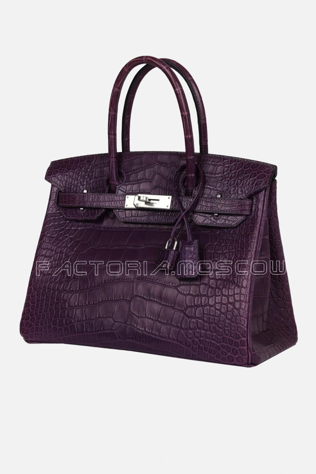 Hermes Birkin 30 Matte Amethyste Alligator PHW