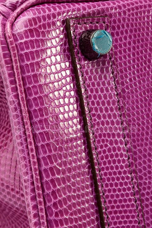Hermes Birkin 25 Violine Lizard PHW