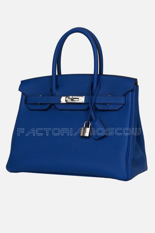 Hermès Birkin 30 Bleu Royal Togo PHW