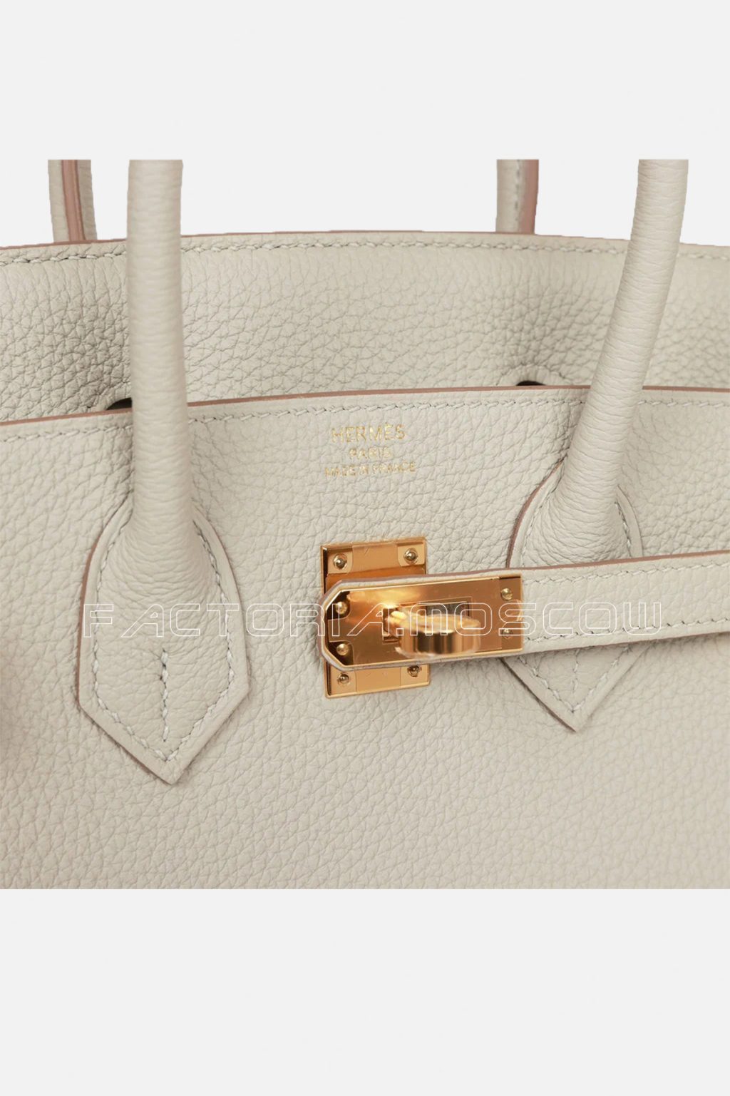 Hermes Birkin 25 Gris Perle Togo GHW