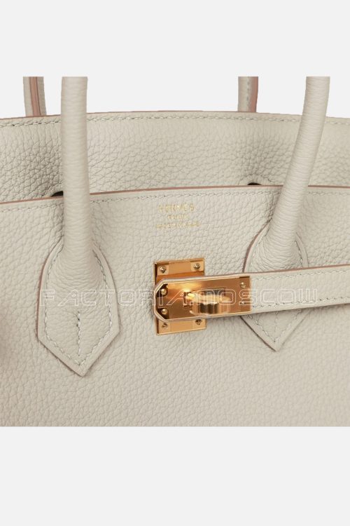 Hermes Birkin 25 Gris Perle Togo GHW