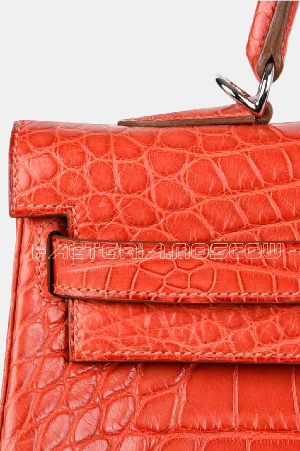 Hermes Kelly Retourne 35 Alligator matte Sanguine PHW