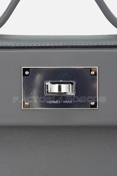 Hermes 24/24 21 mini Bag Evercolor/Swift Gris Meyer PHW