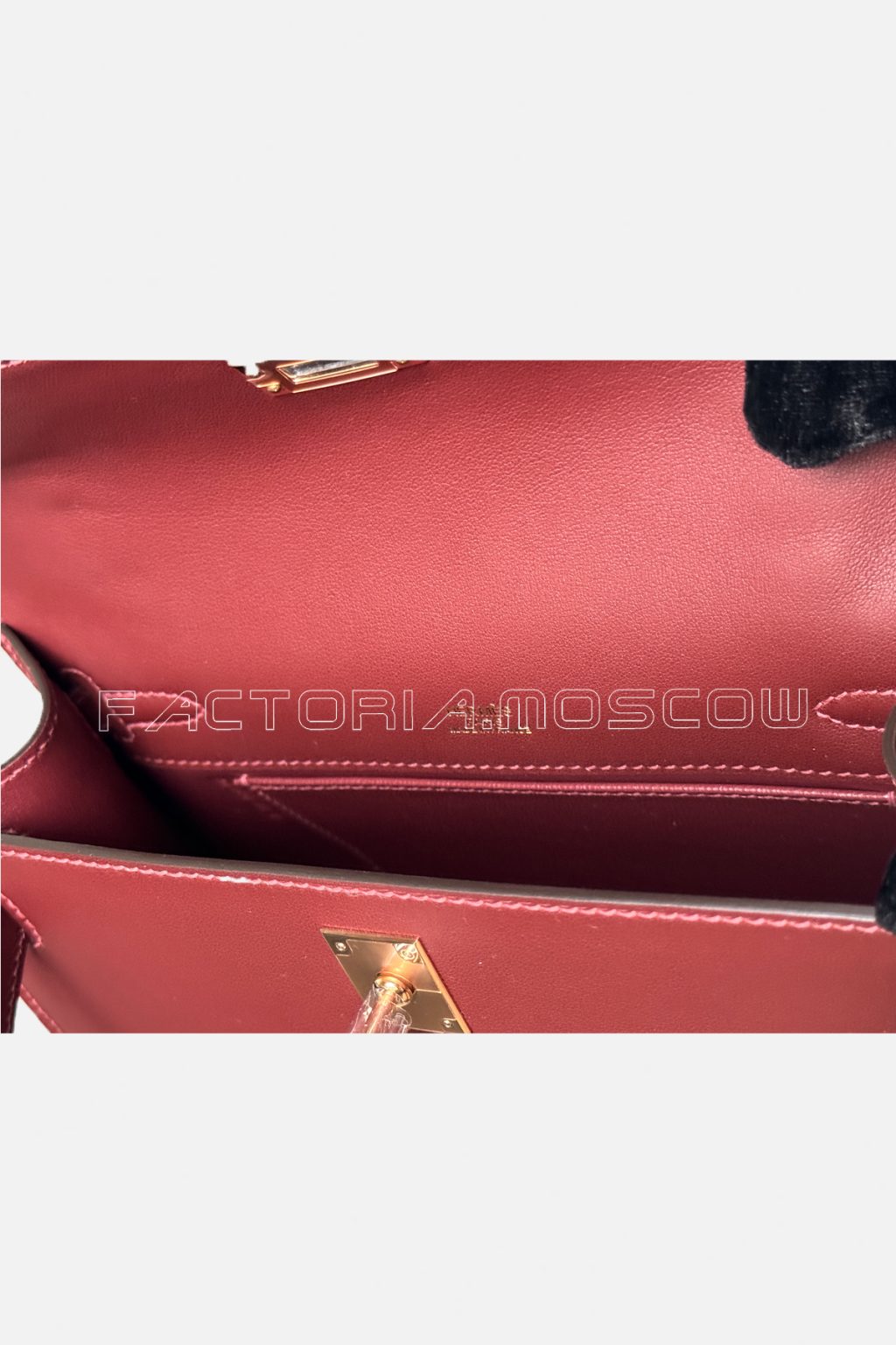 Hermes Kelly Pochette Swift Rouge H RGHW
