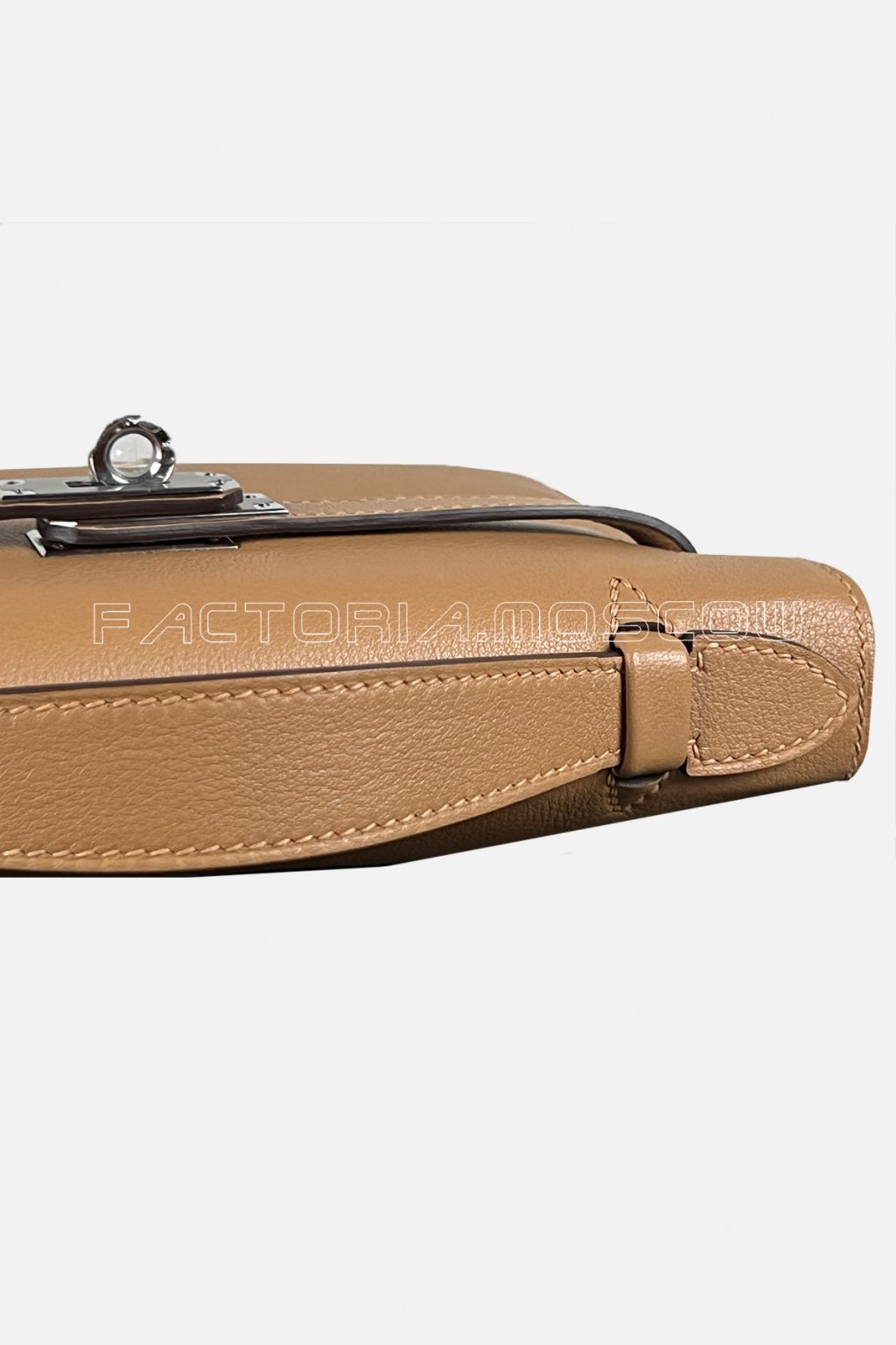 Hermes Kelly Pochette Swift Colour Beige De Weimar PHW