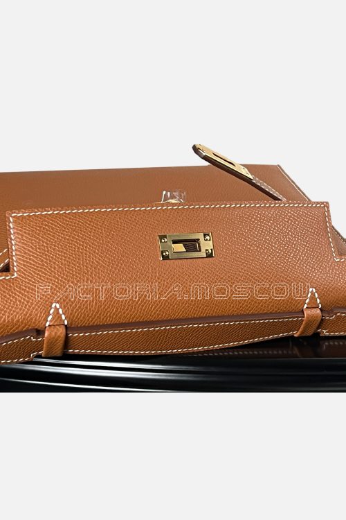 Hermes Kelly Pochette Epsom Colour Gold GHW