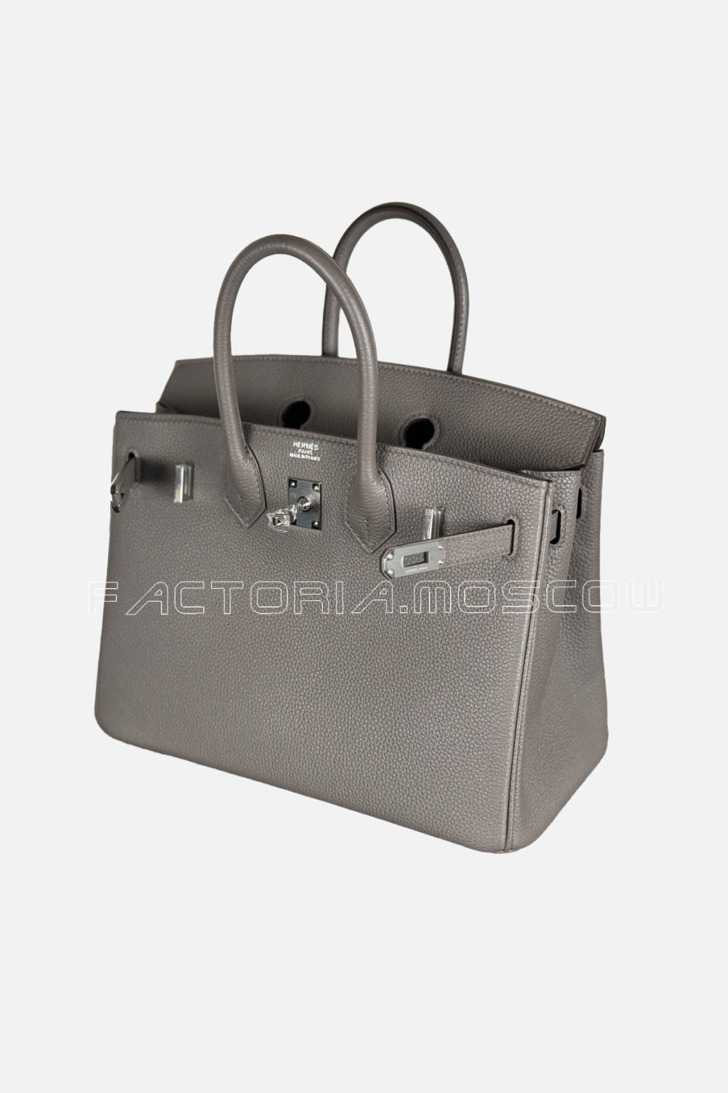 Hermes Birkin 25 Togo Colour Gris Etain PHW