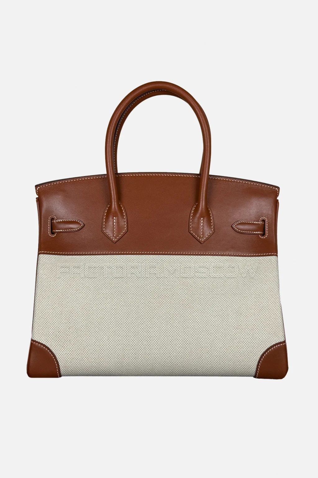 Hermes Birkin Canvas 30 Barenia Fauve Natural/Toile H PHW