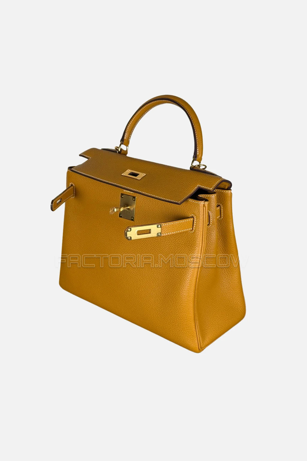 Hermes Kelly Retourne 28 Togo Colour Naturel Sable GHW