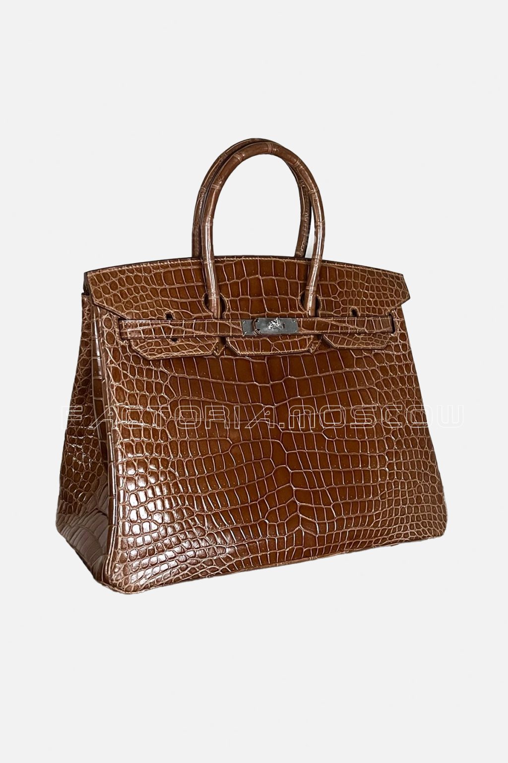 Hermes Birkin 35 Shiny Porosus Crocodile Colour Ficelle PHW
