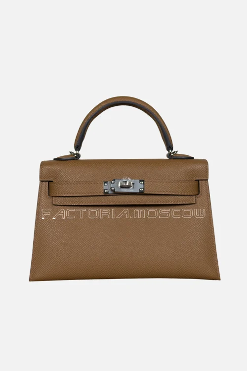 Hermès Kelly Mini 20 Epsom Colour Alezan PHW Hermès Kelly Mini 20 Epsom Colour Alezan PHW