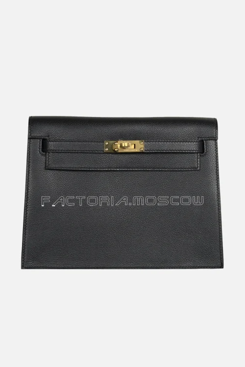 Hermes Kelly Danse Evercolor Colour Black GHW Hermes Kelly Danse Evercolor Colour Black GHW